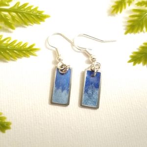 Crushed Blueberry Earrings